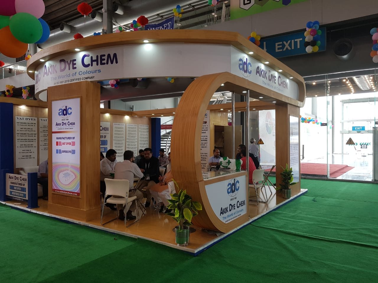 Custom Exhibition Stand for AKIK DYE CHEM