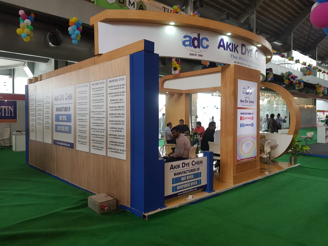 AKIK DYE CHEM Stall Fabrication Project