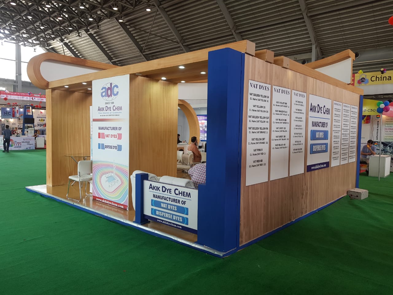 Exhibition Booth Design for AKIK DYE CHEM