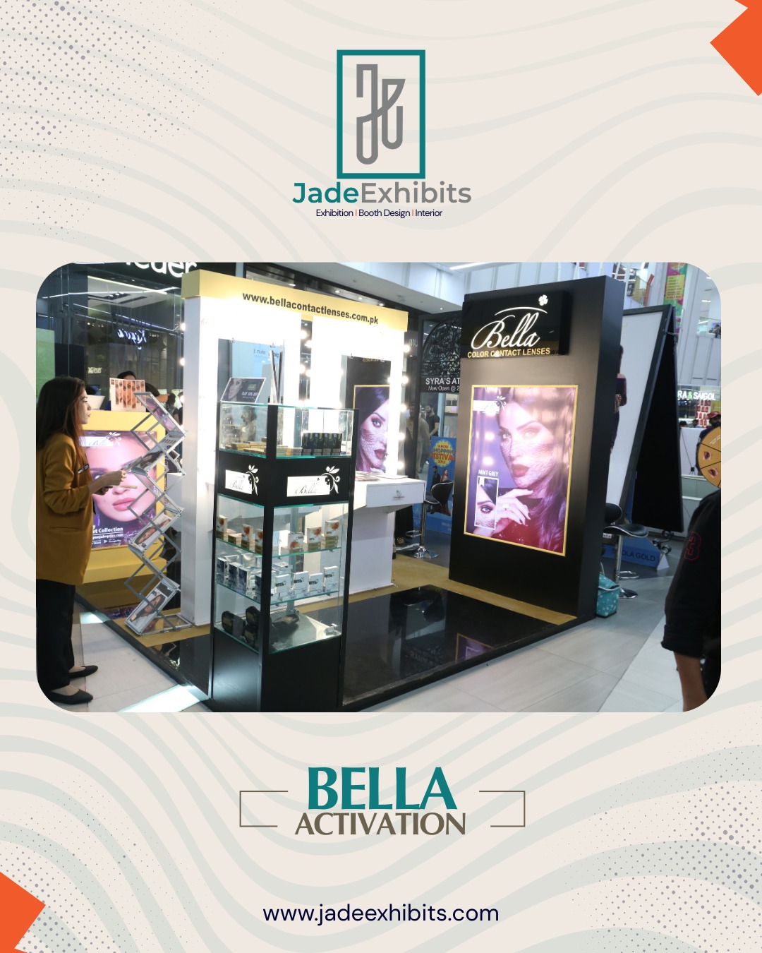 Bella Cosmetics Brand Activation Booth