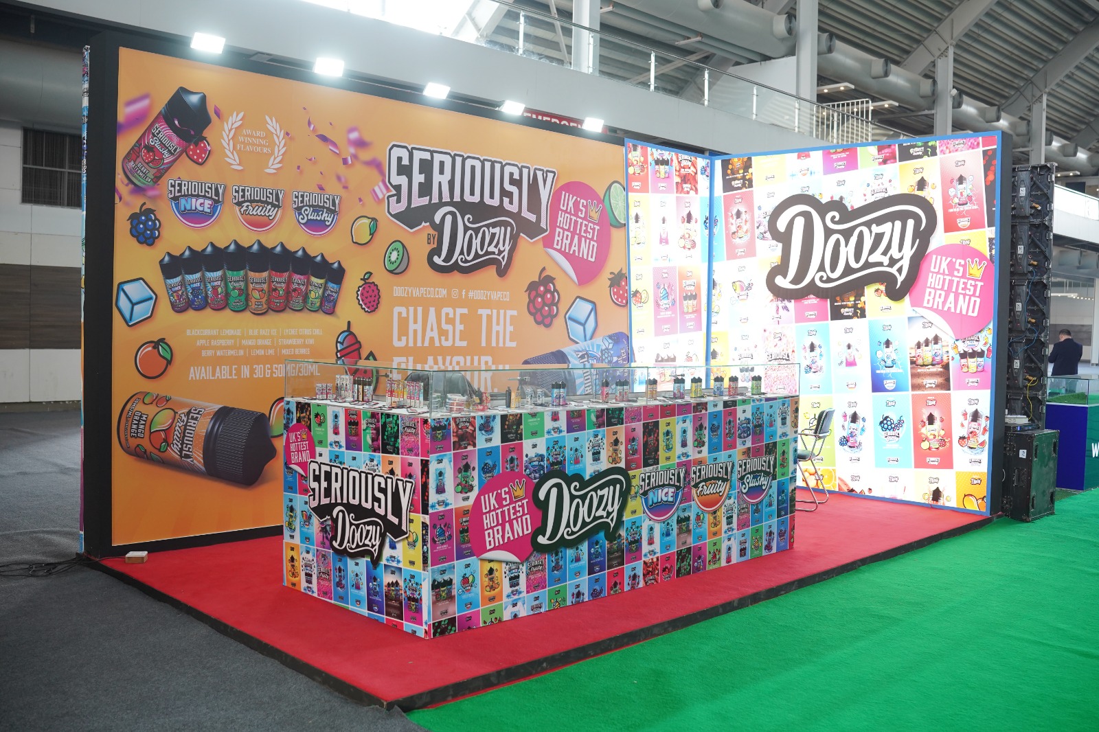 Doozy Vape Center exhibition management by Jade Exhibits