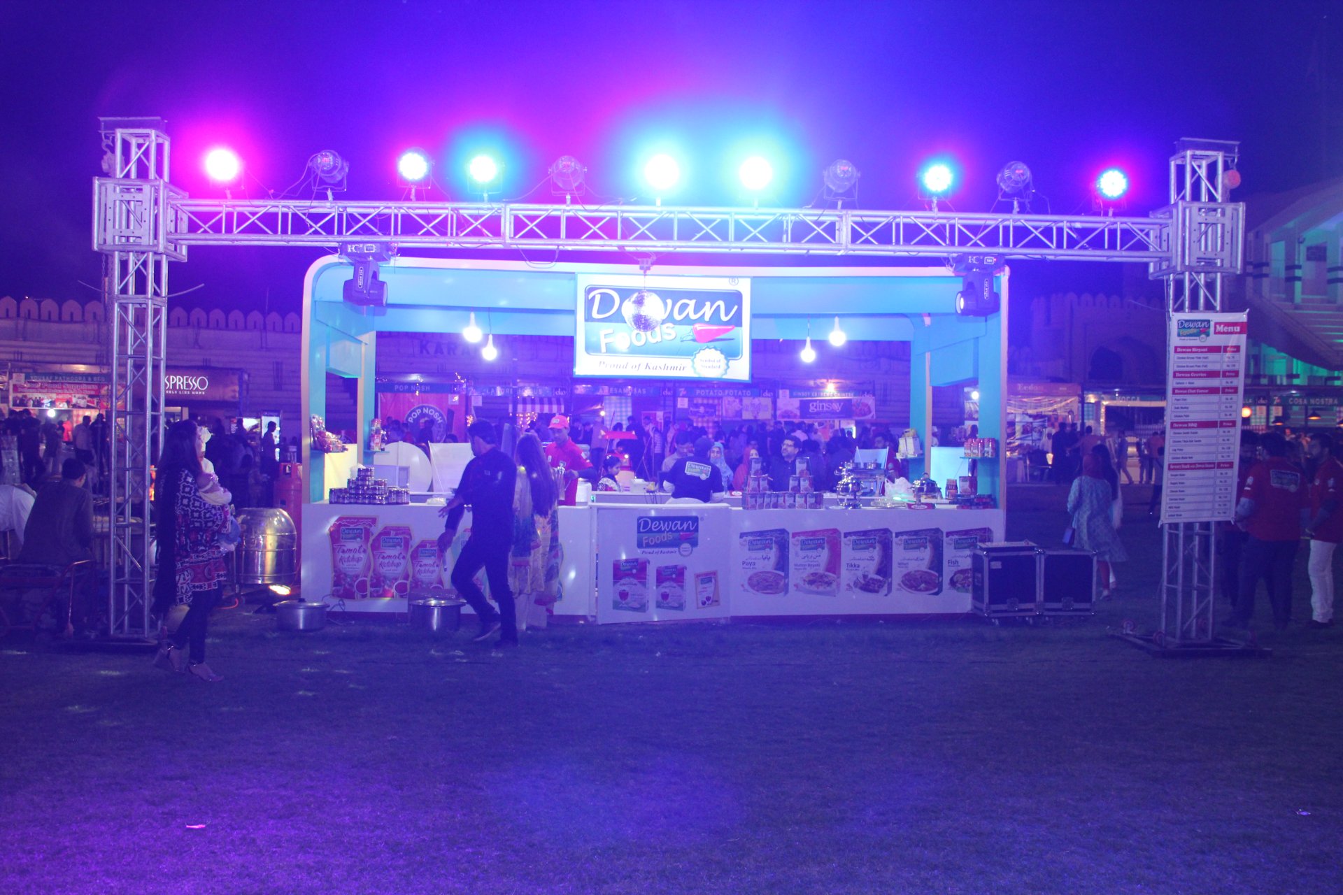Dewan Foods booth design details