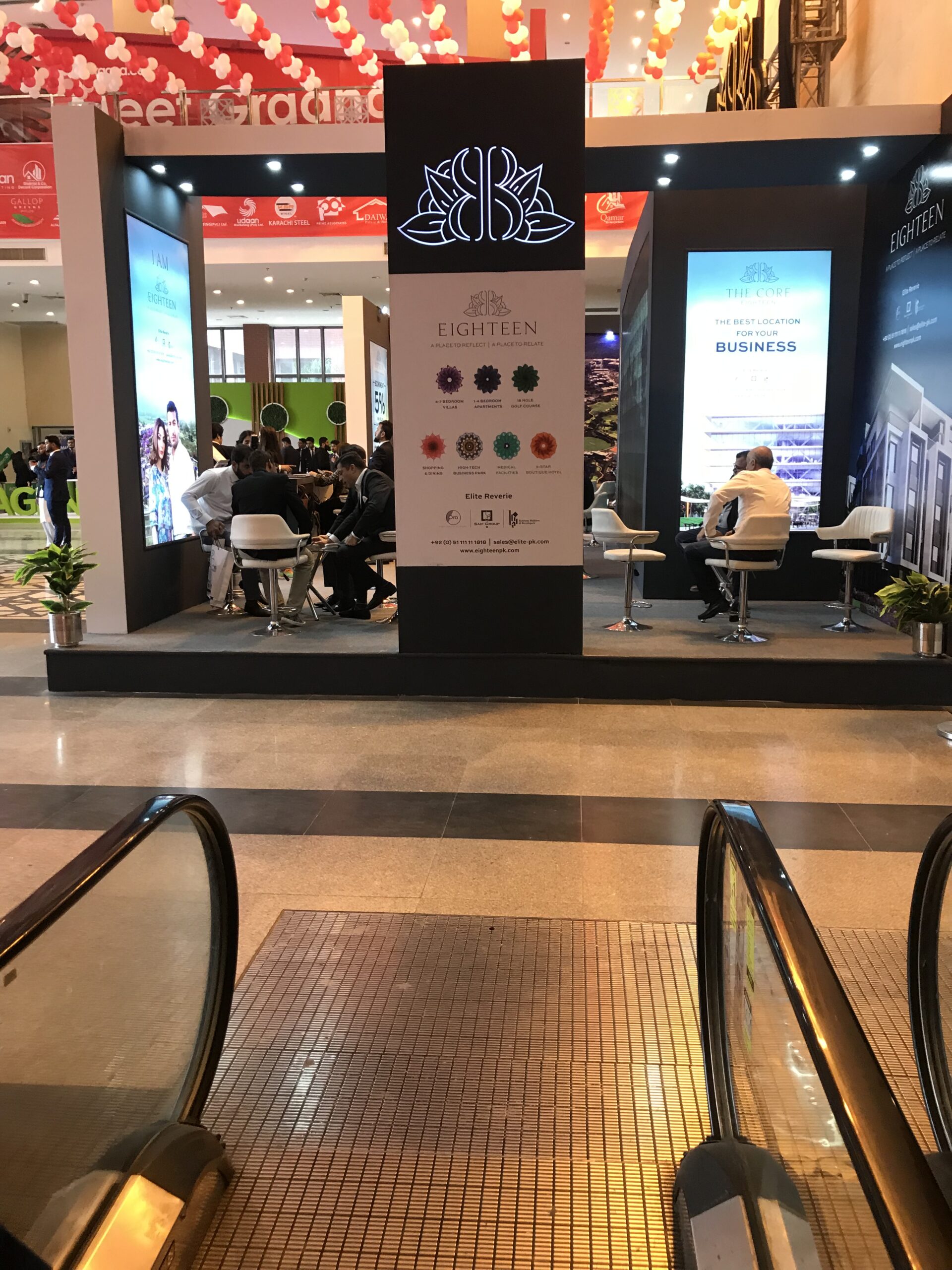 Eighteen premium exhibition booths construction in Islamabad
